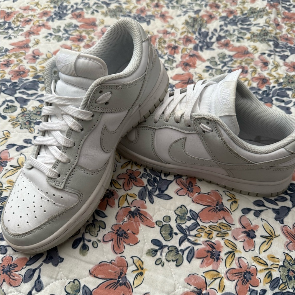 Nike Women’s Low Dunk - Photon Dust, Grey and White